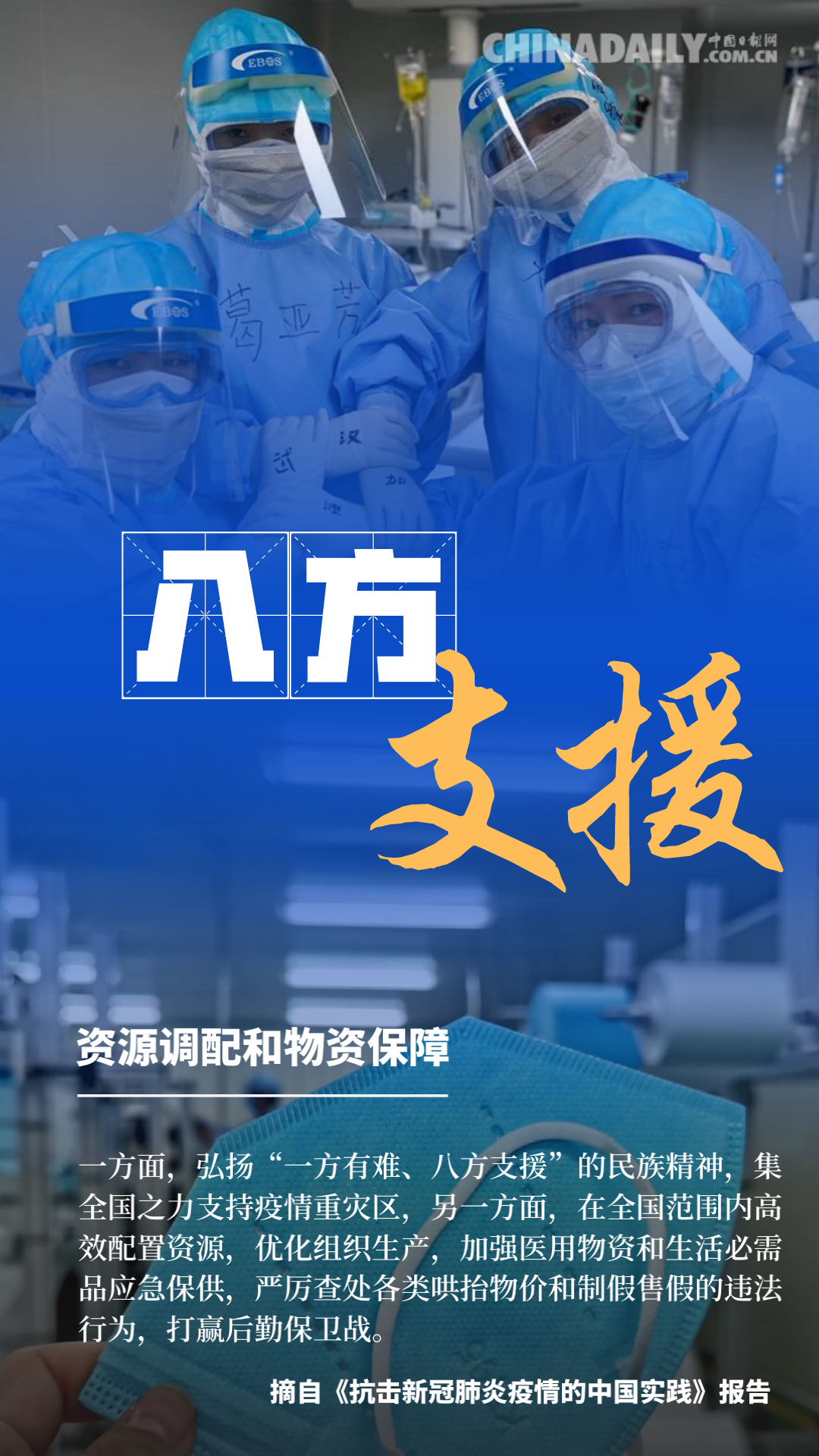 海报抗击新冠肺炎疫情的中国实践