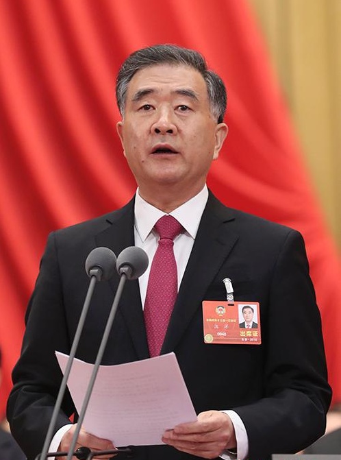 汪洋当选新一届全国政协主席大河网