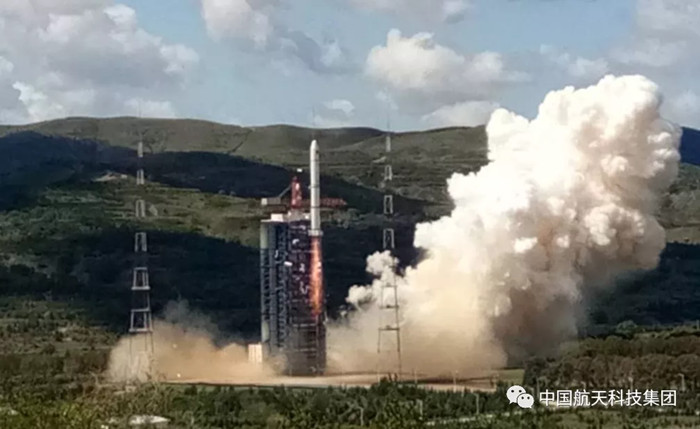 海洋一号发射成功图片