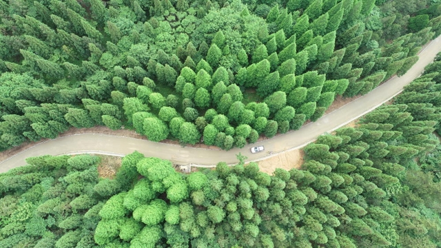 　航拍美丽的黄柏山 记者王铮摄