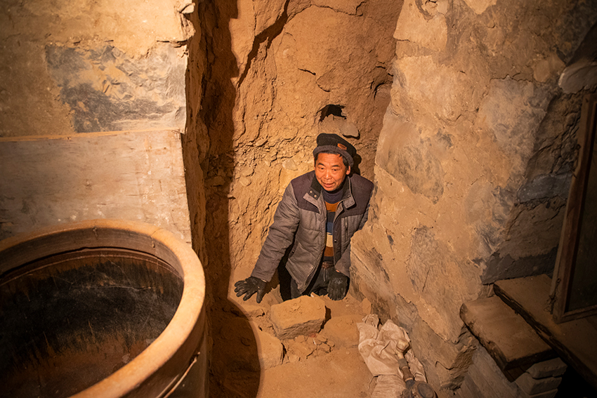太行山一户人家挖有秘密窑洞 冬暖夏凉-摄影天地 - 洛阳bbs