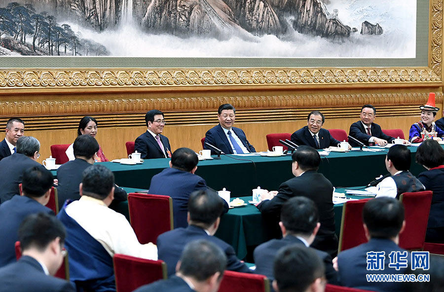 习近平参加甘肃代表团审议