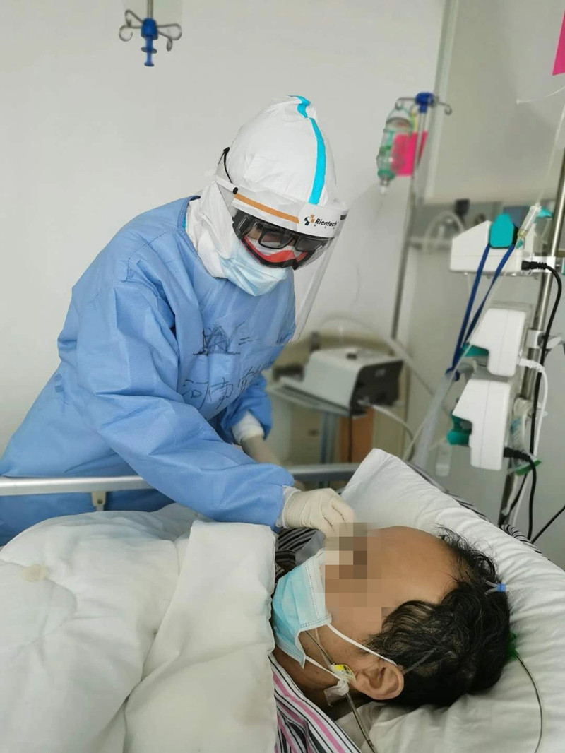 「鹤壁」站好最后一班岗——河南医疗队鹤壁籍护士郭潇静的“战地日记”