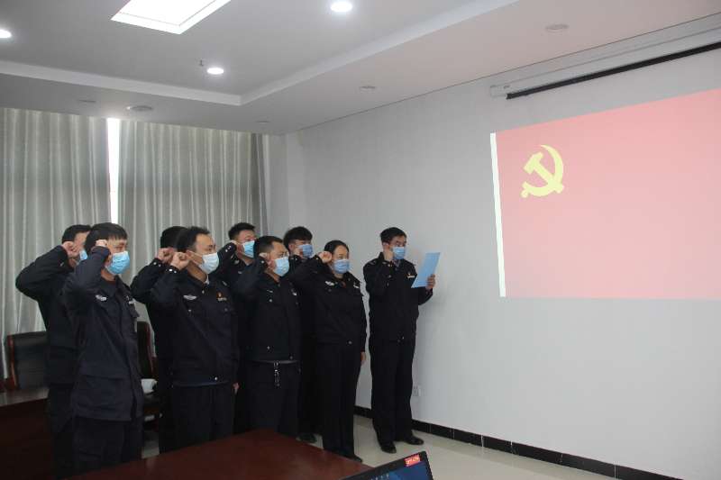 疫情@关键时刻！淇县公安局9名一线疫情防控人员火线入党