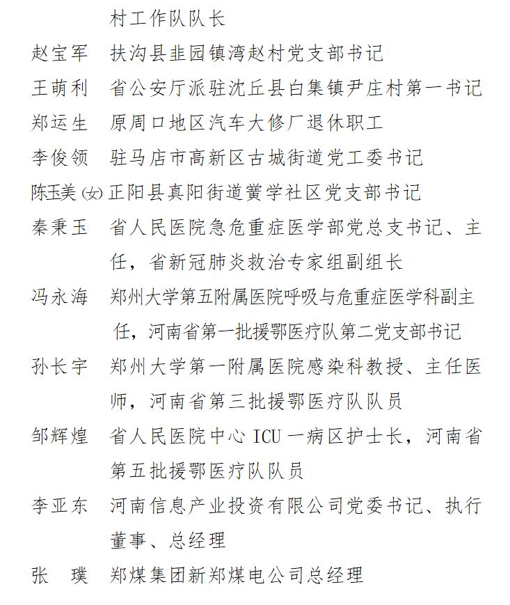 『时政』省委组织部通报表扬第四批在疫情防控中表现突出的共产党员