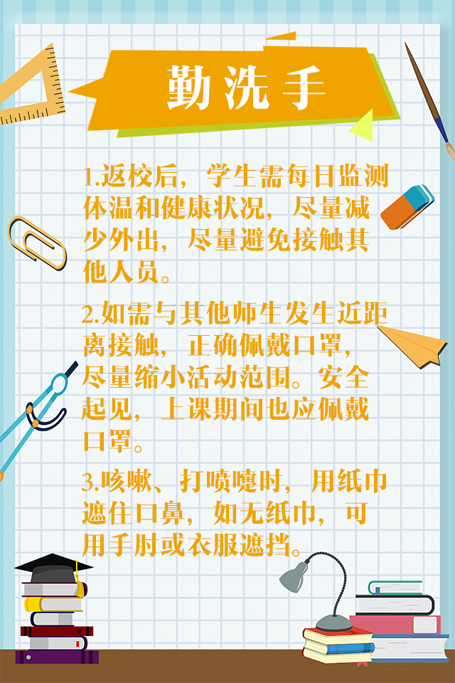 【】图说 | @即将开学的你 调整心态 做好防护，你准备好了吗？