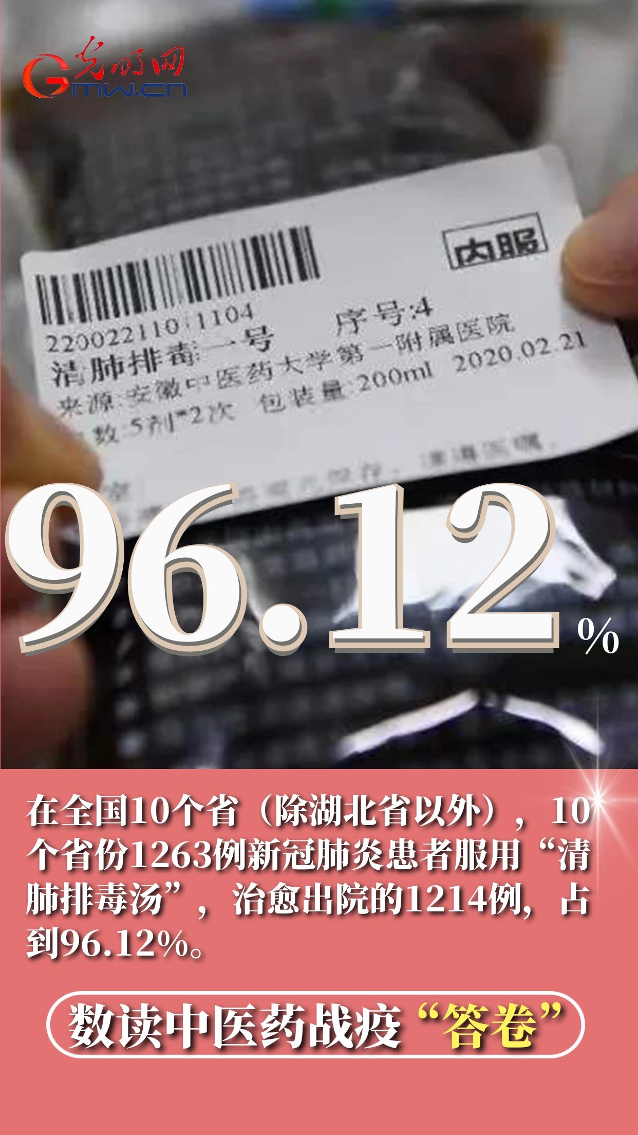 「中医」【海报】4900、800、90%……数读中医药战疫答卷