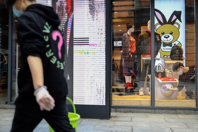 「楚河汉街」武汉标志性步行街楚河汉街恢复营业