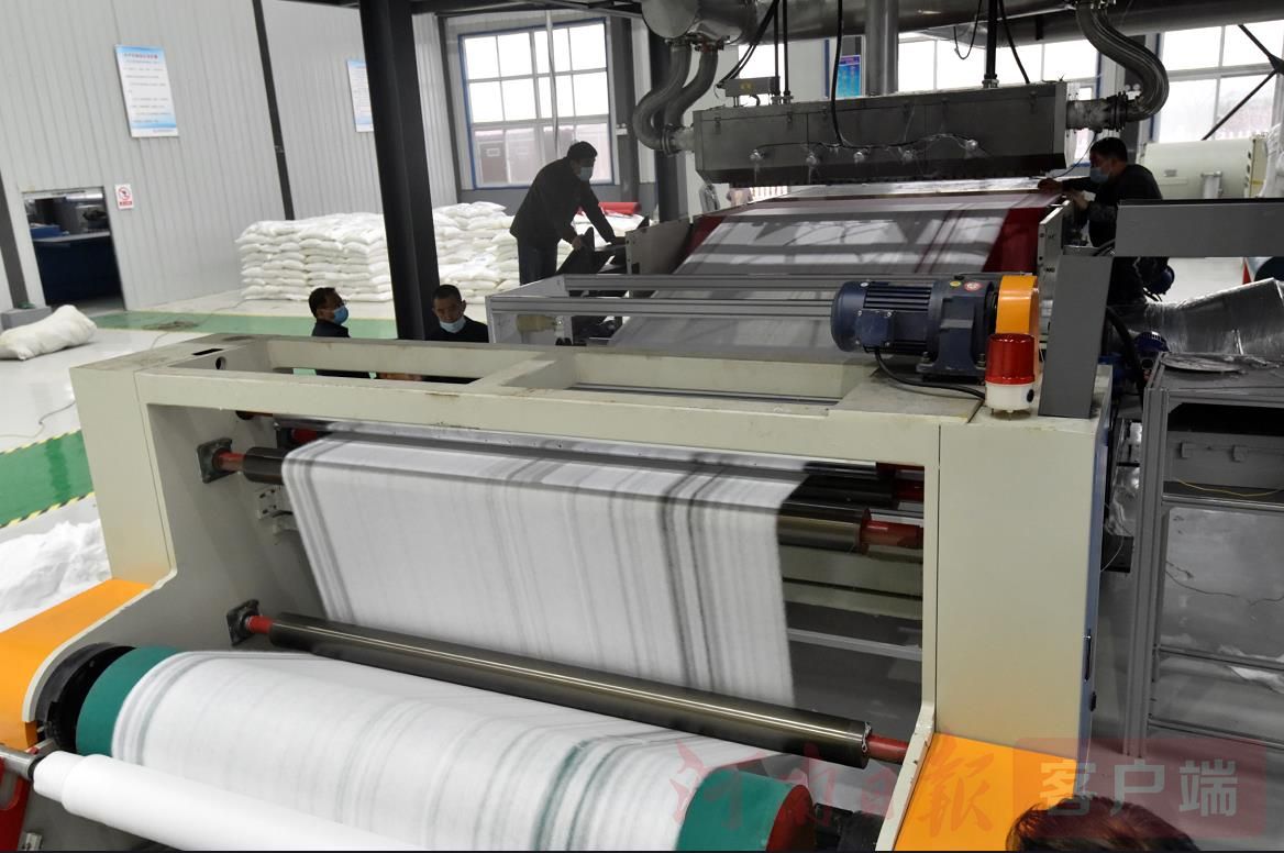 ##厉害了这速度！三门峡首条医用熔喷布生产线25天诞生