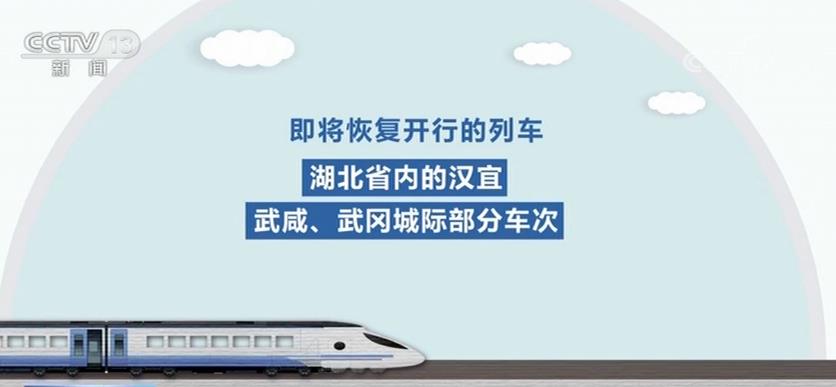 民生■武汉铁路部门将恢复运营近百趟旅客列车