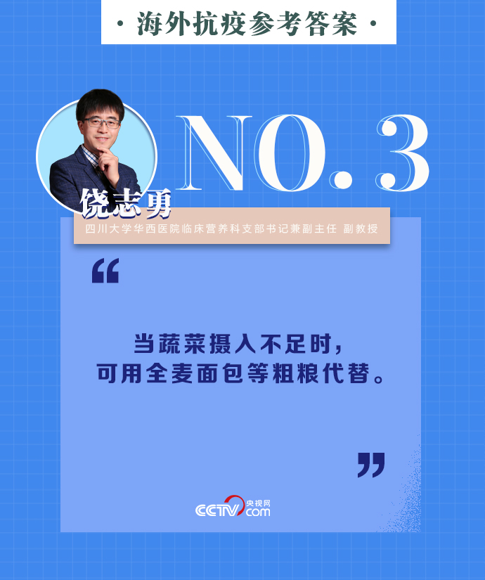 #海外华人#【够科普】@海外华人 请查收这份疫情期间的“营养攻略”