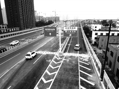 京广郑州农业路与京广快速路高架桥“全互通”