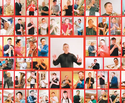 音乐会海内外侨胞“唱响”抗疫好声音