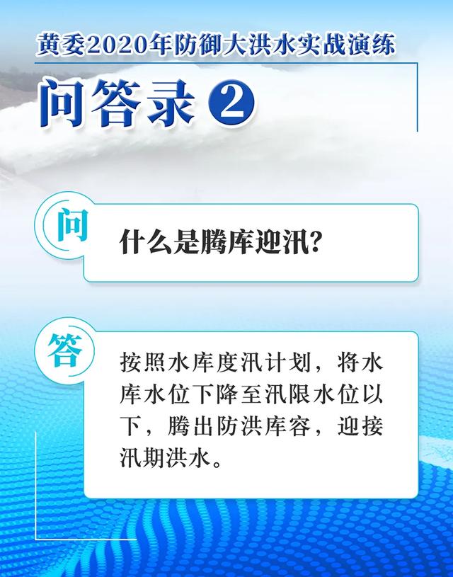 黄委2020年防御大洪水实战演练问答录
