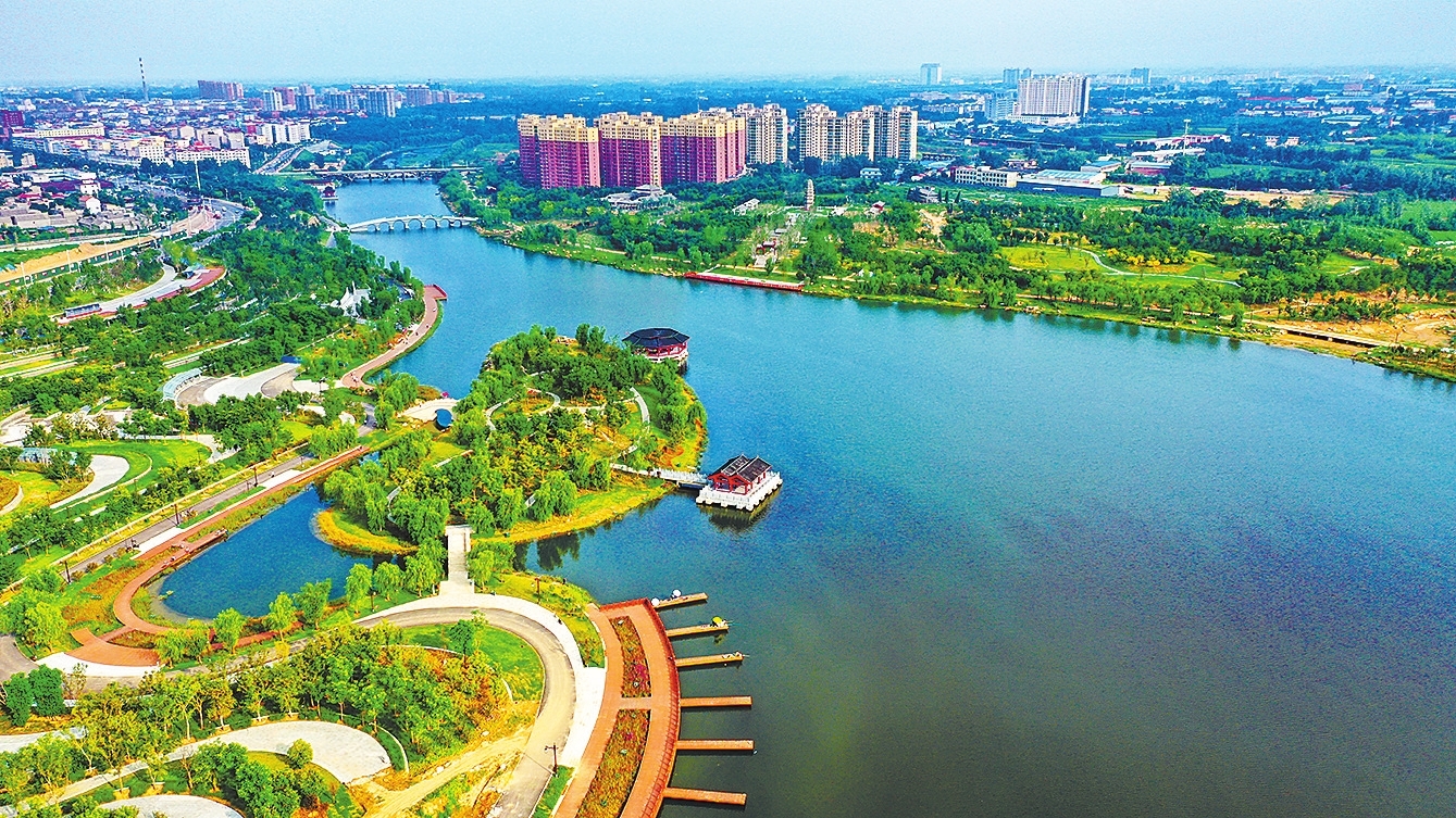 新郑双洎河湿地公园图片