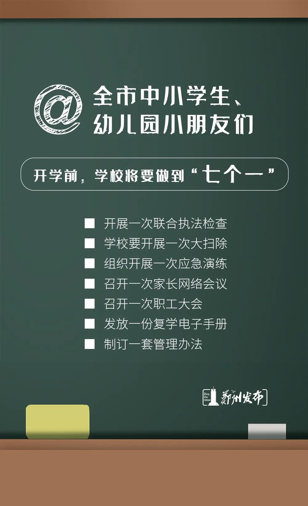 升学考试|@全市学生、教师 ， 8月18日起原则上不离开郑州市域