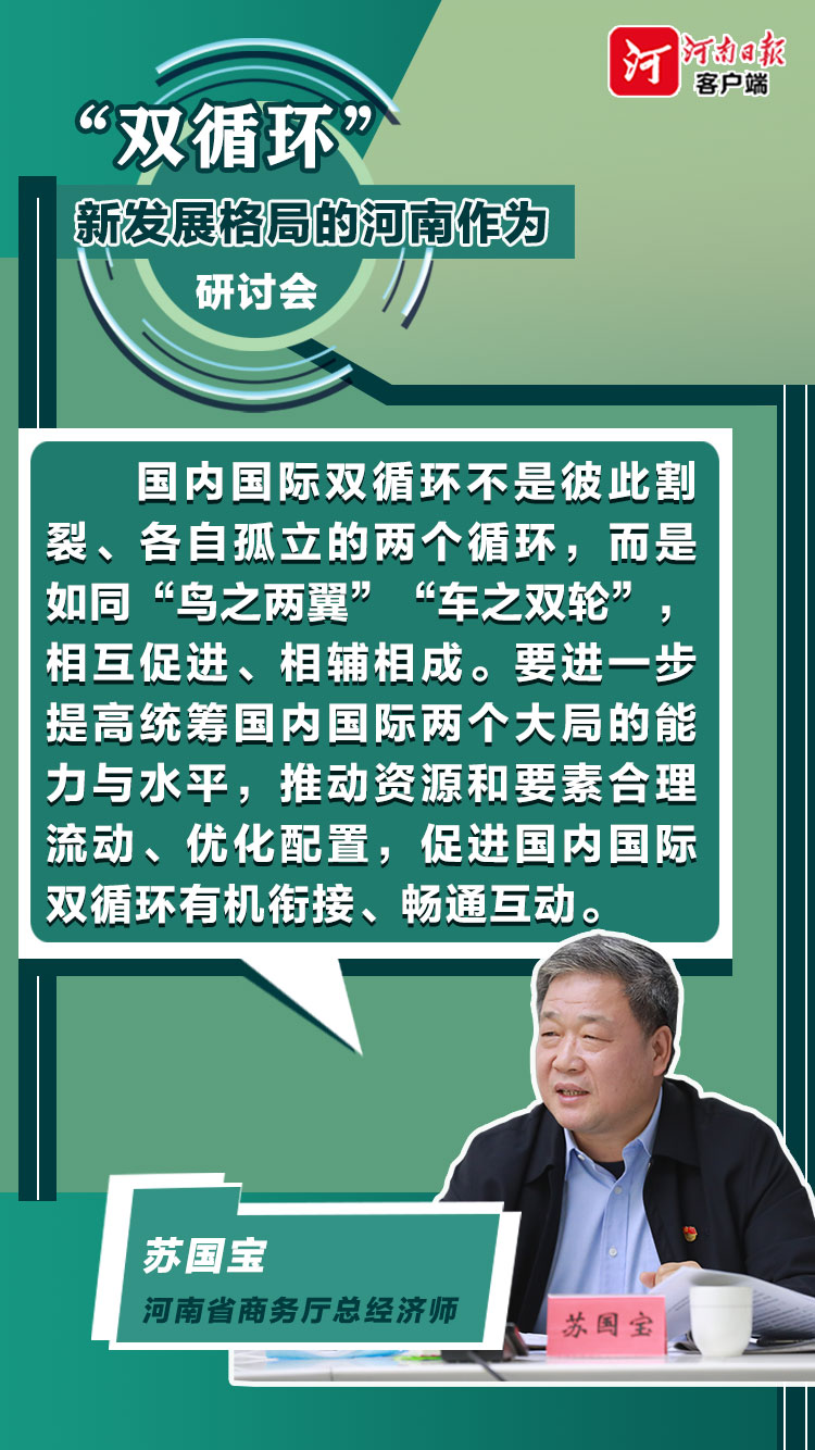 |“双循环”下河南如何作为？咱们专家有话说