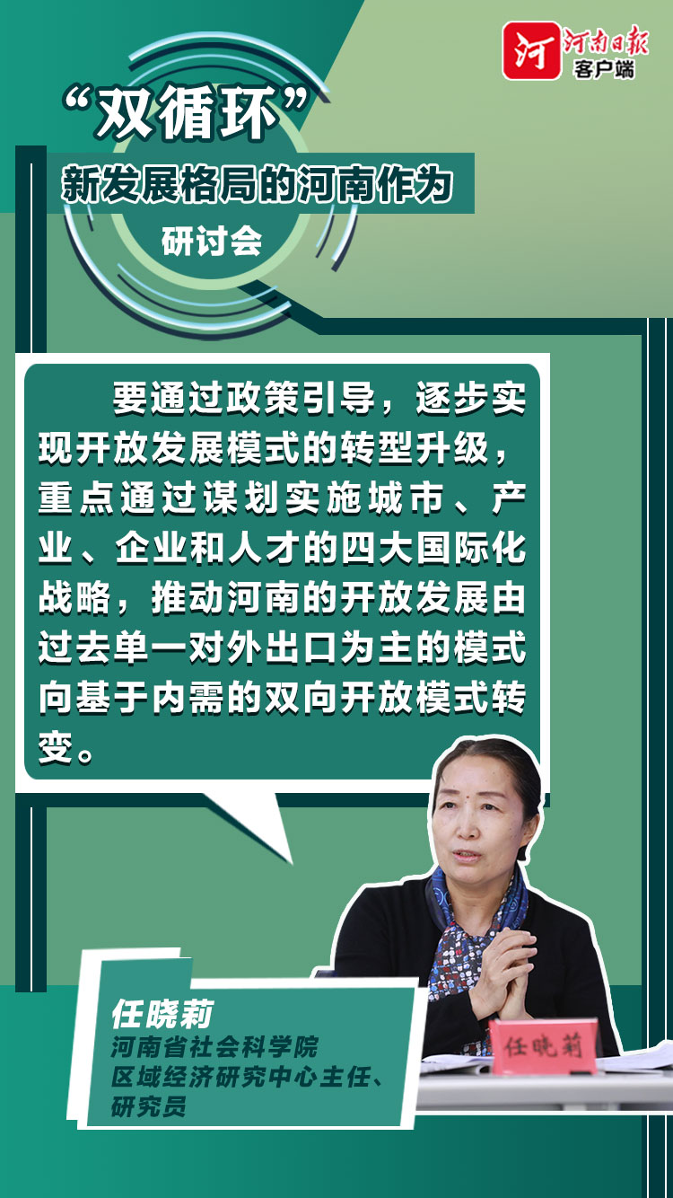 |“双循环”下河南如何作为？咱们专家有话说