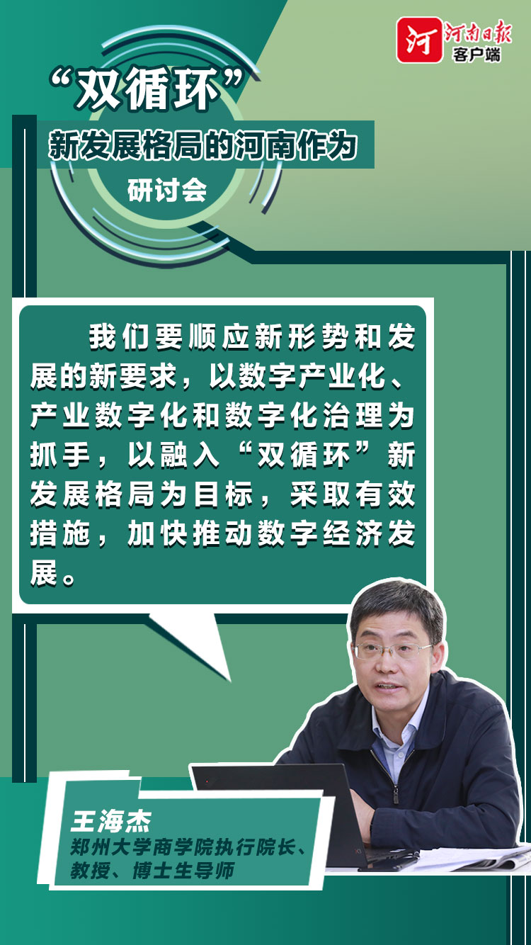 |“双循环”下河南如何作为？咱们专家有话说