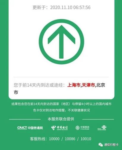 |官方回应行程卡变红：仅作为出行提示，不关联健康状况