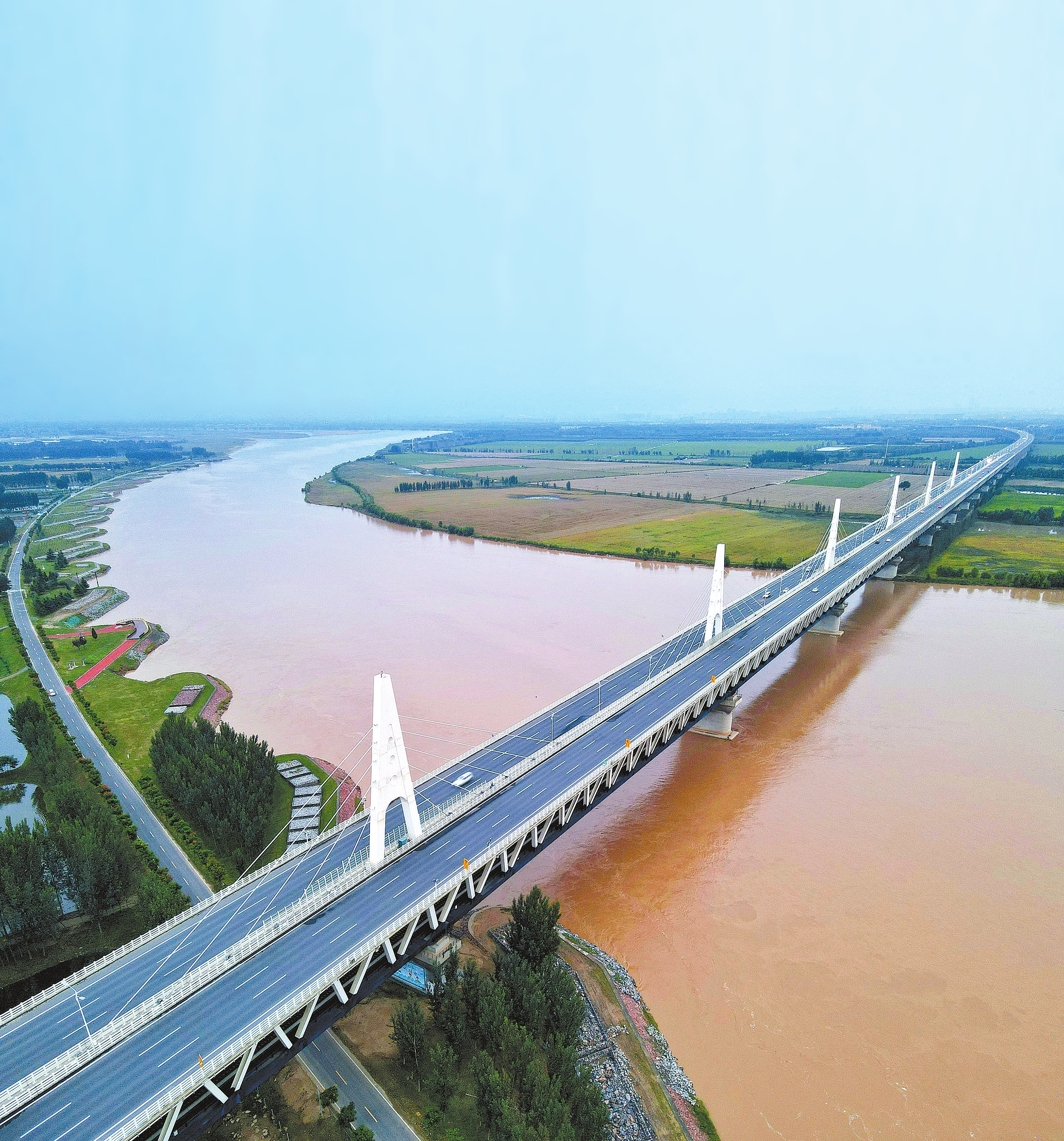 河南黄河大桥图片