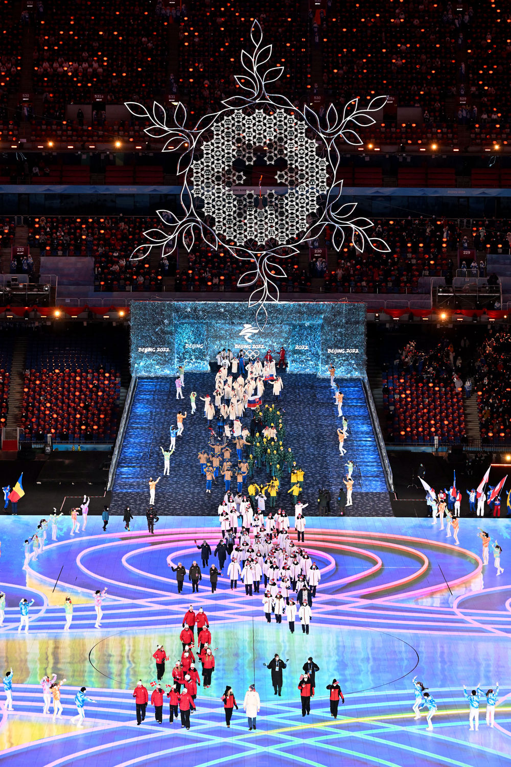 现场精彩图集第二十四届冬季奥林匹克运动会闭幕式举行