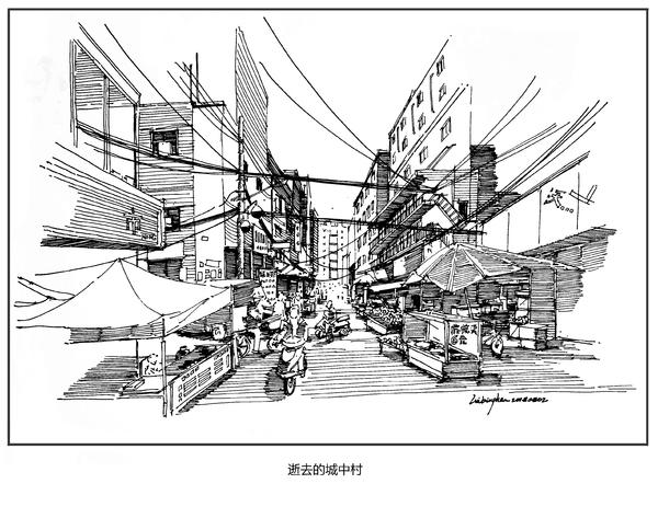 頂端創作者用400幅鋼筆畫畫出了鄭州的大街小巷