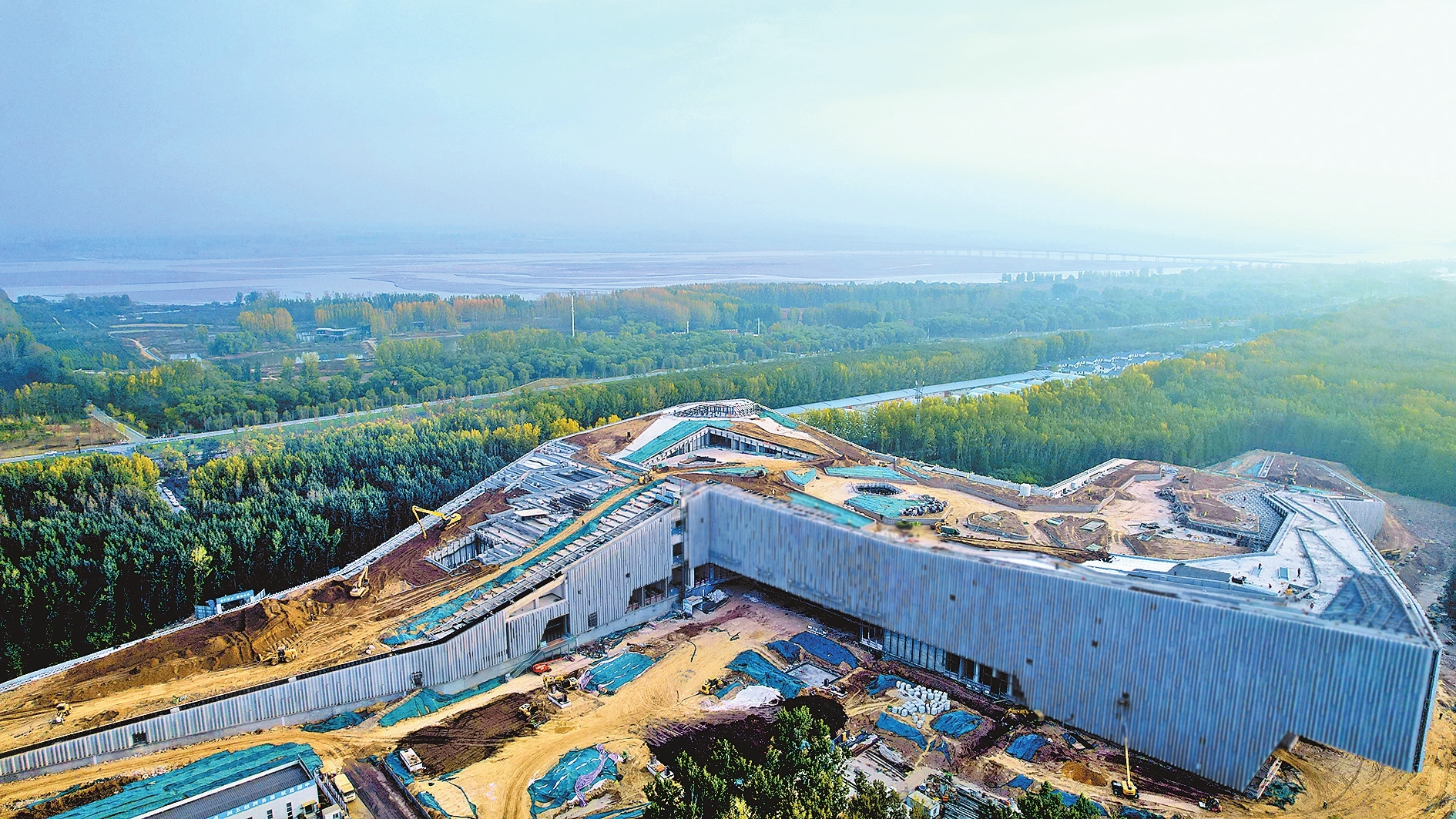 黄河历史文化新地标正在建成 -大河网