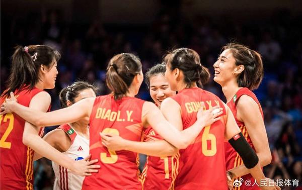 前进四强！世联赛中国女排3比1打败巴西女排