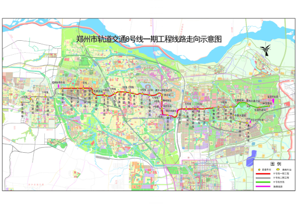 郑州地铁■离开通又进一步！郑州这三条地铁已经开始绿化了