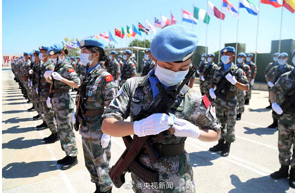 中国军情中国410名维和官兵获联合国“和平勋章”