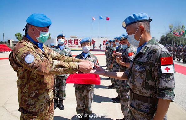 中国军情中国410名维和官兵获联合国“和平勋章”