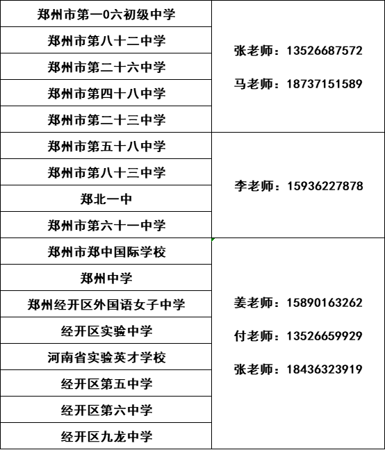 郑州市第十一中学校园开放公告及咨询电话